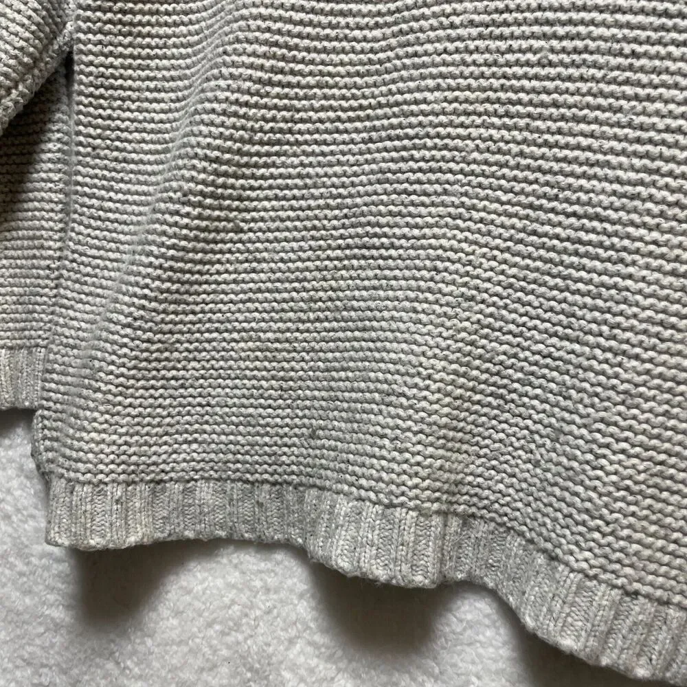 Marine Layer Women’s‎ Gray Chunky Knit Turtleneck Sweater Size Small Cozy Casual